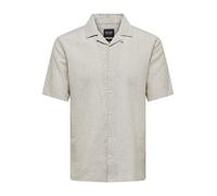 Camisa manga corta hombre con botones y cuello vuelto de Only & Sons