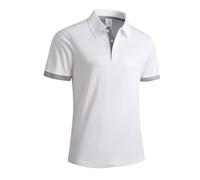 Camisa Manga Corta Hombre Polo con Cuello Clásico para Un Estilo Casual Y Elegante Tejido De Punto Transpirable con Cierre De Botones Diseño Ligero Y Moderno para El Día A Día Que Ofrece Un