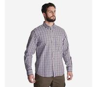 Camisa Manga Lombre Hombre Caza Verney Carron Blanco Cuadros 3XL