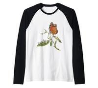 Camisa mariposa mariposa ciclo de vida de la mariposa monar Camiseta Manga Raglan
