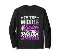 Camisa Middle Sister I'm The Reason We Have Rules Manga Larga