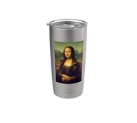 Camisa Mona Lisa Usa una Obra Maestra Vaso térmico de acero inoxidable de doble pared