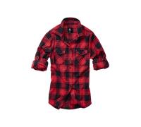 Camisa Mujer Brandit Amy Flannel Rojo/NegroL Rojo,Negro