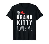Camisa My Grandkitty Loves Me para Abuela de Gatos o Gatitos Camiseta