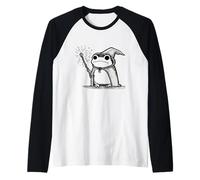 Camisa Mystical Frog Wizard - Fantasy Frogcore Toad Magic Camiseta Manga Raglan