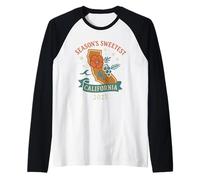 Camisa navideña de California con Las Flores más Dulces de la Temporada 2025 Camiseta Manga Raglan
