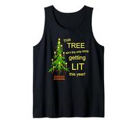 Camisa navideña Not Only Thing List Christmas Tree Camiseta sin Mangas