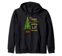 Camisa navideña Not Only Thing List Christmas Tree Sudadera con Capucha
