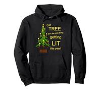 Camisa navideña Not Only Thing List Christmas Tree Sudadera con Capucha