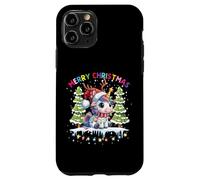 Camisa Navideña Unicornio Niñas Traje Navideño Navidad Carcasa para iPhone 11 Pro