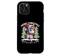 Camisa Navideña Unicornio Niñas Traje Navideño Navidad Carcasa para iPhone 11 Pro
