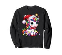 Camisa Navideña Unicornio Niñas Traje Navideño Navidad Sudadera