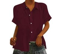 Camisa Negra Abotonada para Mujer, Camisa de Manga Corta para Mujer, Blusas, Vestidos Ropa Estilo Western.