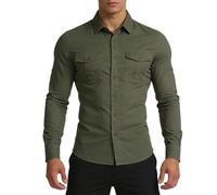 Camisa negra de corte ajustado para hombre, con antimosquitos, sombrero, camiseta de merino, camisa térmica para disfraz de safari, camiseta de safari, manga larga medieval, a cuadros Mil Tec, disfraz