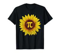 Camisa nerd matemática girasol Pi Symbol camiseta Pi Day hombres mujeres Camiseta