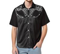 Camisa occidental para hombre, camisa de negocios, camisa de manga corta, camisa vikinga, camisa occidental, estilo vaquero, camiseta interior softshell, chaleco de leñador, caballero, disfraz, top