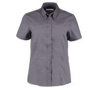 Camisa Oxford Corporativa De Manga Corta Para Mujeres