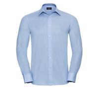 Camisa Oxford De Manga Larga De Cuidado Fácil De Mezcla De Algodón Russell 922M