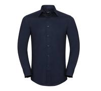 Camisa Oxford De Manga Larga De Cuidado Fácil De Mezcla De Algodón Russell 922M