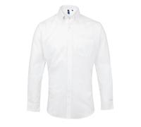 Camisa Oxford De Manga Larga De Mezcla De Algodón Easy Care Premier