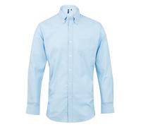Camisa Oxford De Manga Larga De Mezcla De Algodón Easy Care Premier