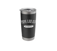 Camisa Papa León XIV Estilo Clásico Ciudad del Vaticano Papa León XIV Vaso térmico de acero inoxidable de doble pared