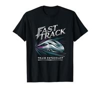 Camisa para entusiastas del tren de alta velocidad Fast Track Camiseta