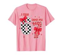 Camisa para niña de 7º cumpleaños con Texto en inglés I Was 6 Now I'm 7 Years Old Camiseta