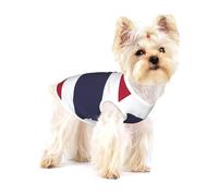 Camisa para perro con estampado de bandera de Tailandia, chaleco para razas pequeñas como chihuahuas, yorkies y cachorros