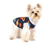 Camisa para perro con estampado de galaxia planeta, chaleco para razas pequeñas como chihuahuas, yorkies y cachorros