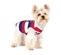 Camisa para perro con estampado de la bandera de Hawái, chaleco para razas pequeñas como chihuahuas, yorkies y cachorros