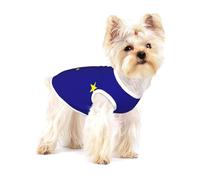 Camisa para perro con estampado de la bandera del estado de Alaska, chaleco para razas pequeñas como chihuahuas, yorkies y cachorros