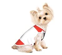 Camisa para perro pequeño con la bandera de Berlín, camisa suave y transpirable para perros, gatos, niños y niñas, adecuada para mascotas pequeñas