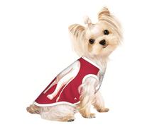 Camisa para perro pequeño con la bandera de la soberanía siamesa, camisa suave y transpirable para perros, gatos, niños, niñas, mascotas, adecuada para mascotas pequeñas