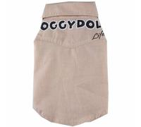 Camisa para perros en color beige e inscripción DoggyDolly Life Style