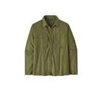 Camisa Patagonia M's L/S Self Guided Sun Shirt (Caper Green) Hombre