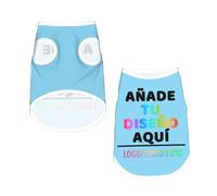 Camisa Personalizada para Perro con Imagen Nombre Ropa Personalizado Perro Pequeño Agrega tu Texto Foto Regalos Navidad Halloween para Perros y Gatos pequeños y medianos