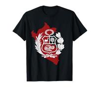 Camisa Perú, Escudo Peruano Camiseta Escudo, Mujer Hombre Camiseta