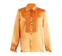 Camisa Pirata Medieval Steampunk para Hombre,Camisa Manga Larga Gótica Renacentista Victoriana Elegante Vintage Disfraz Medieval Hombre para Halloween Cosplay Larp Carnaval Fiesta 2025