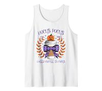 Camisa Pocus Hocus Coffee Focus con Texto en inglés «Necesito café para enfocar Las Tazas» Camiseta sin Mangas