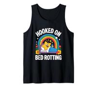 Camisa Podrida con Gancho en la Cama Hurkle Durkle Gen-Z Lazy Day Camiseta sin Mangas