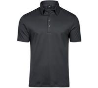 Camisa Polo De Manga Corta De Algodón Pima Tee Jays Negra Gris Blanca O Azul