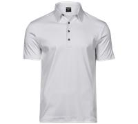 Camisa Polo De Manga Corta De Algodón Pima Tee Jays Negra Gris Blanca O Azul