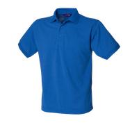 Camisa Polo De Piqué De Poliéster/Cotón De Manga Corta Henbury H400