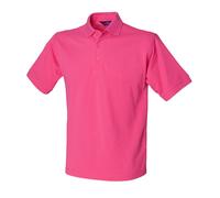 Camisa Polo De Piqué De Poliéster/Cotón De Manga Corta Henbury H400