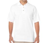 Camisa Polo De Poliéster Y Algodón Gildan De Manga Corta Jersey Suave DryBlend