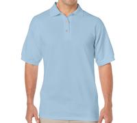 Camisa Polo De Poliéster Y Algodón Gildan De Manga Corta Jersey Suave DryBlend