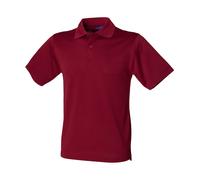 Camisa Polo Deportiva Henbury De Manga Corta Transpirable Coolplus XXS - 5XL