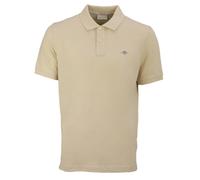 GANT Polo Reg Shield SS Pique, Silky Beige, M para Hombre