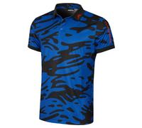 Camisa Polo J.Lindeberg Para Hombre Tour Tech Print - Azul Náutico Neptuno - S
